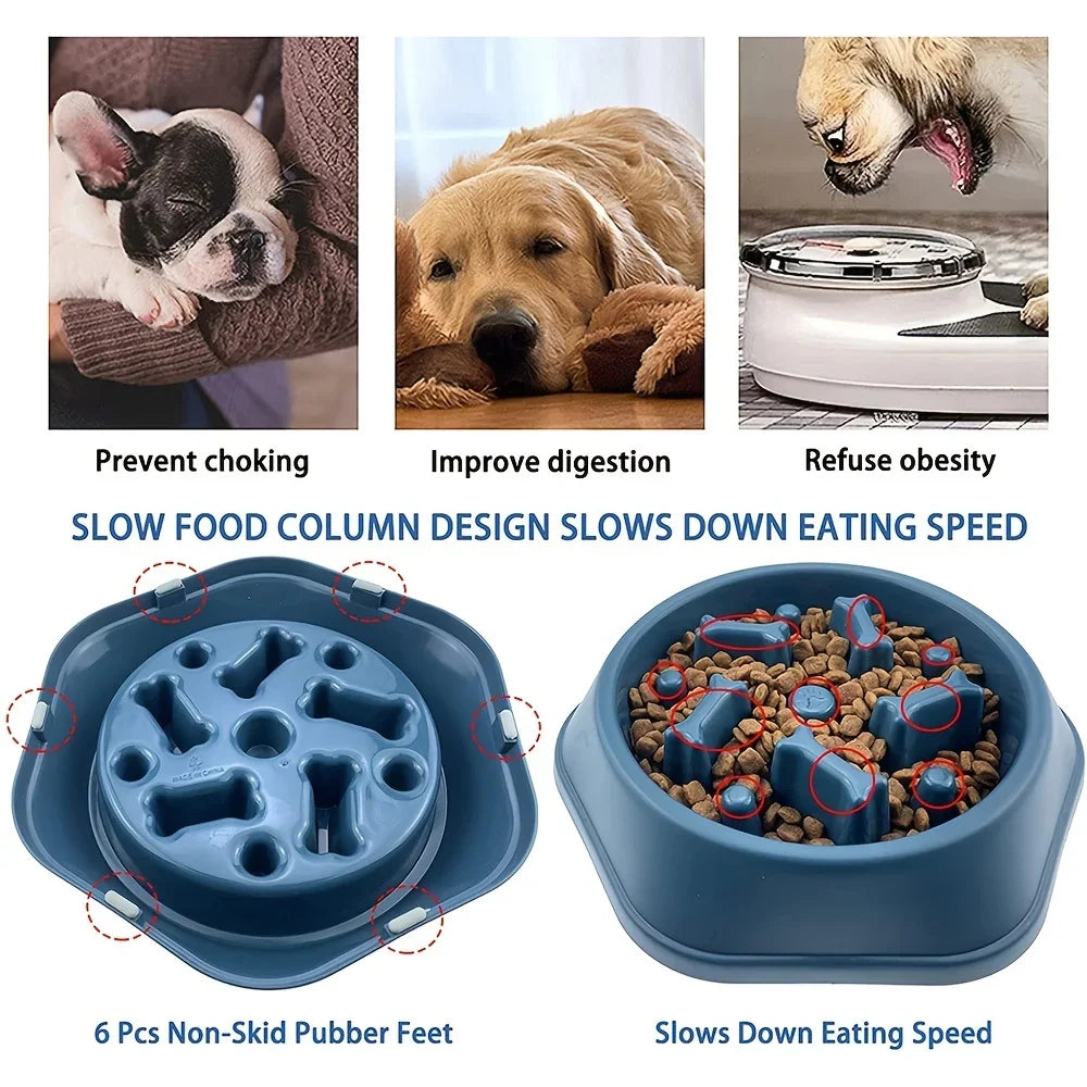 ZenDine Anti-Choke Slow Feeding Bowl