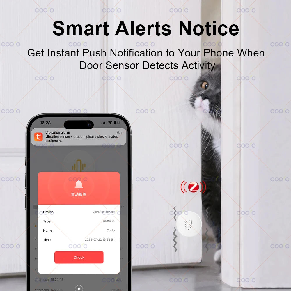 VITAL360™ Zigbee Real-Time Motion & Shock Sensor