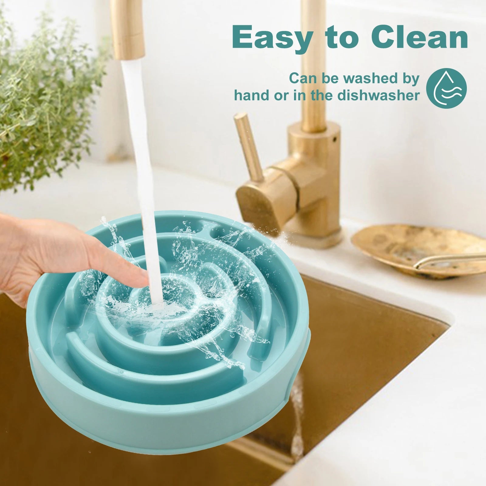 EcoPaws spiral Anti-Gulping Bowl