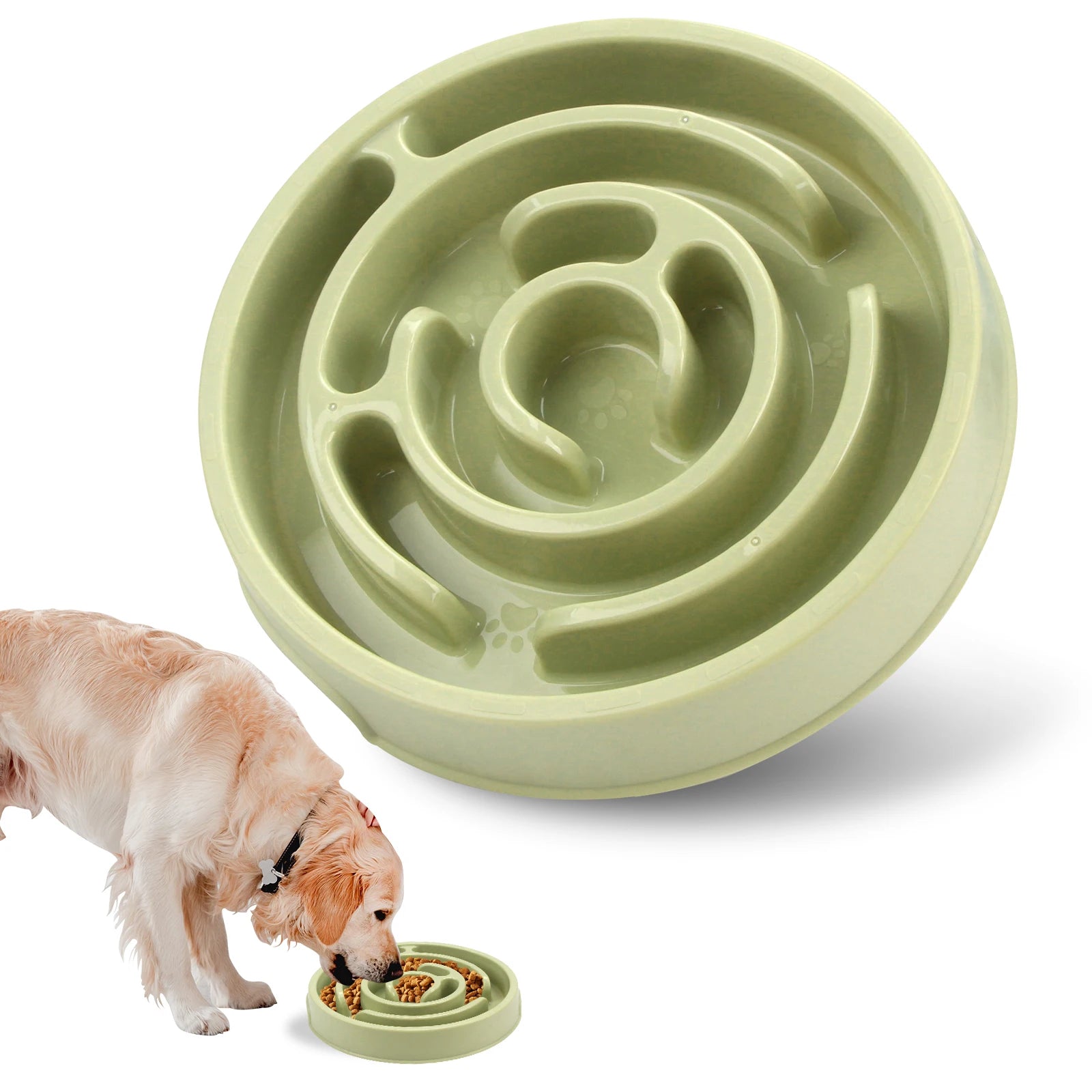 EcoPaws spiral Anti-Gulping Bowl