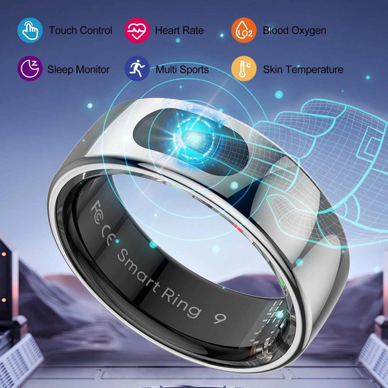 VITAL360™ R08 Waterproof Performance Ring