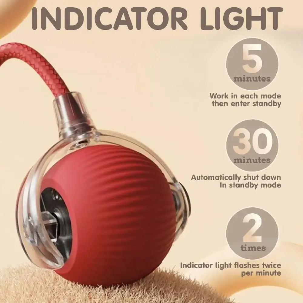 SwiftRoll Smart Interactive LED Pet Ball