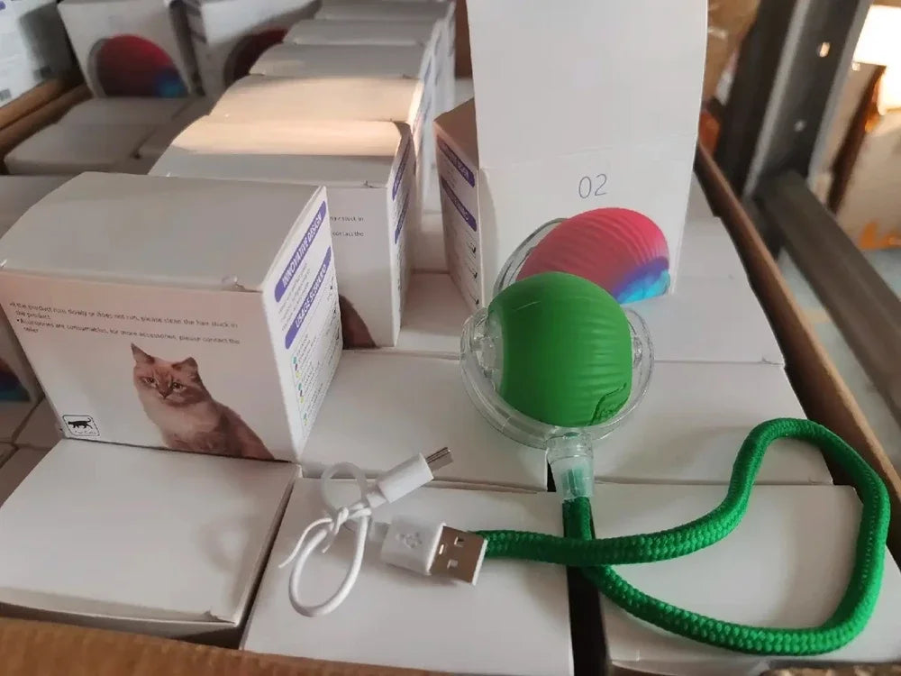 SwiftRoll Smart Interactive LED Pet Ball