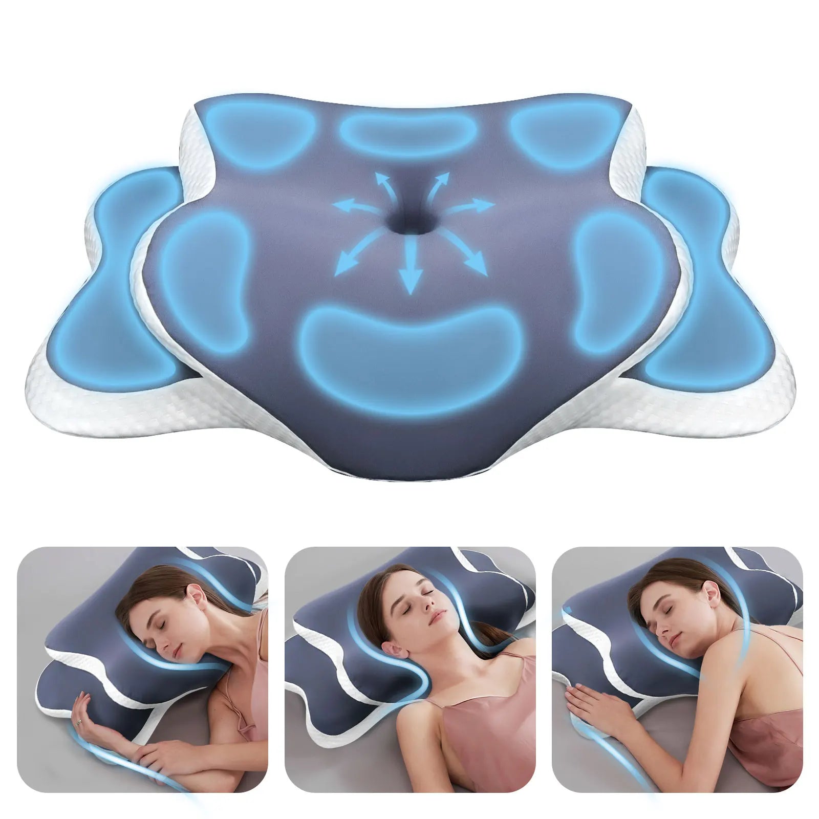 VITAL360™ Cervical Contour Relief Pillow