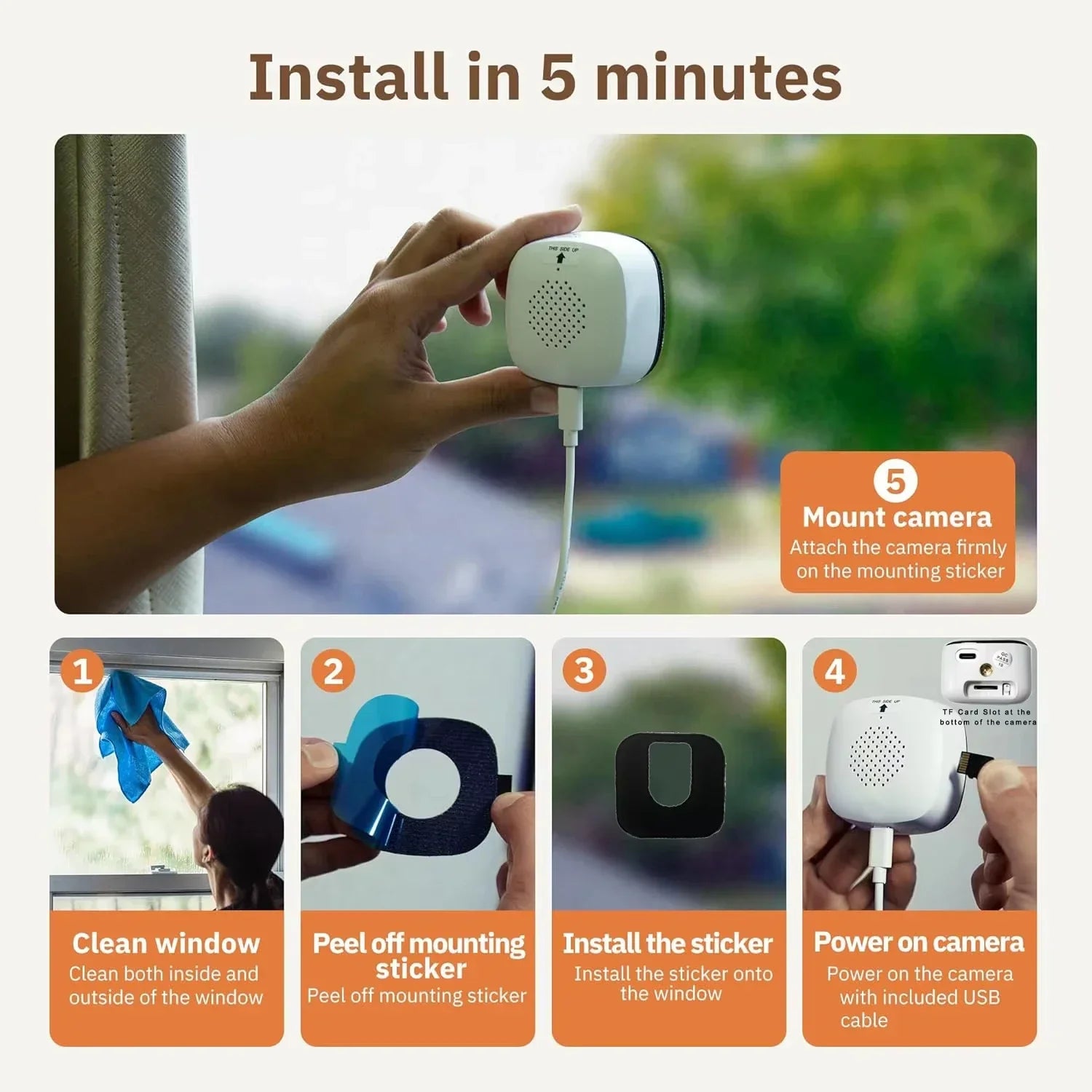 VITAL360 Dual-Band 3MP Window Cam