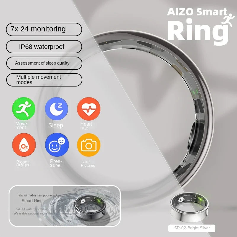 VITAL360™ 2025 Smart-Touch Health Ring