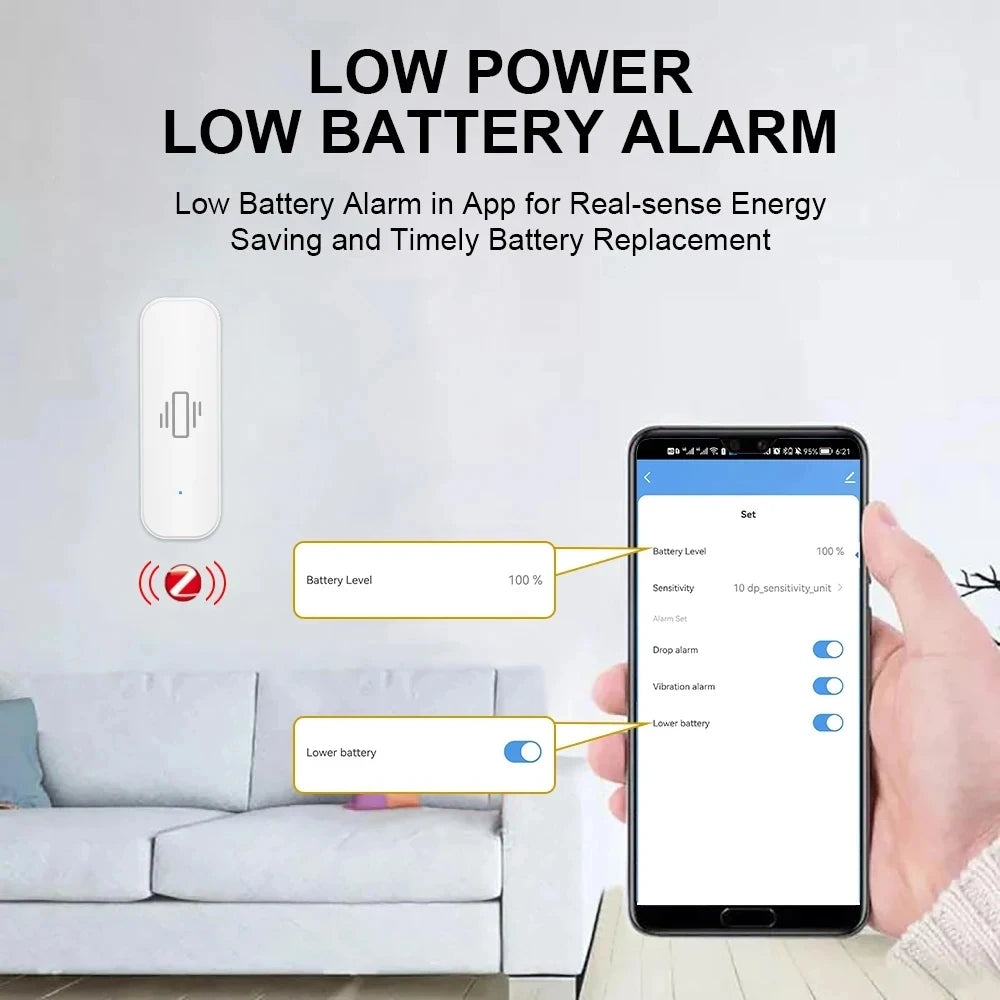VITAL360 ZigBee Smart Vibration Sensor