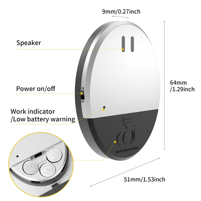 VITAL360™ 130dB High-Intensity Glass-Break Alarm