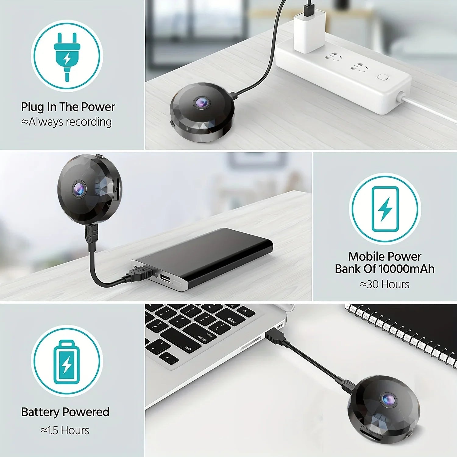 AeroGuard Mini WiFi Security Cam