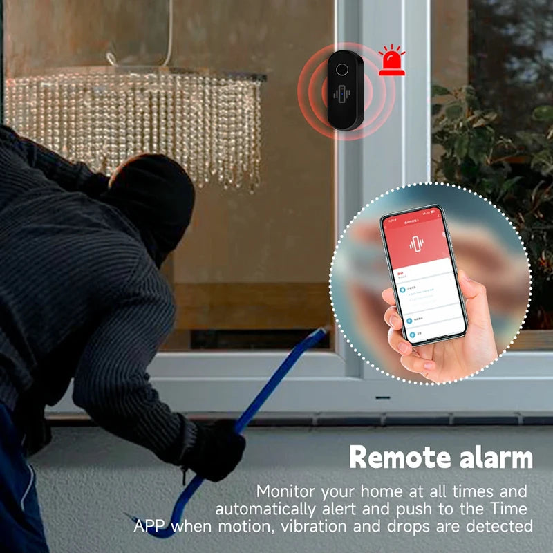 VITAL360™ Tuya WiFi Smart Glass-Break Detector