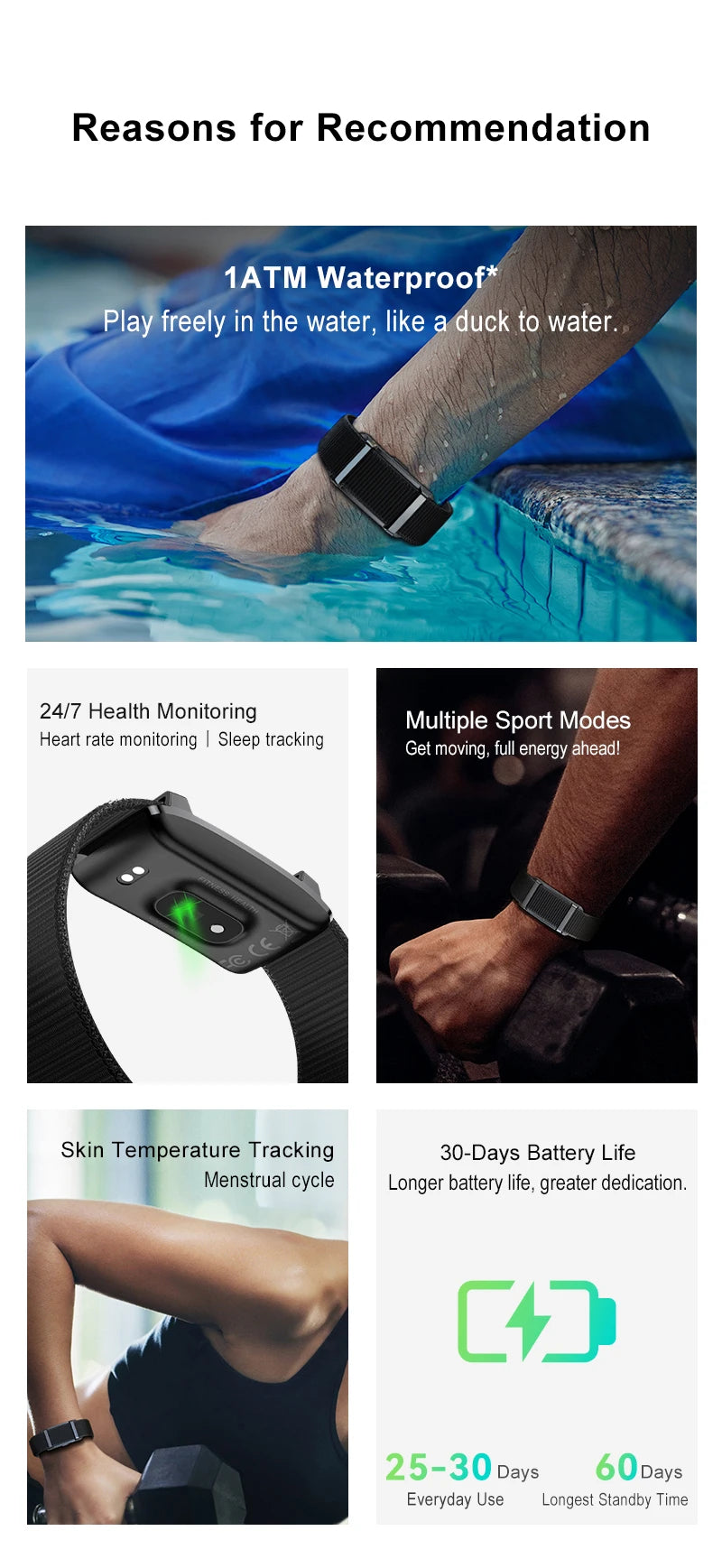 VITAL360 ActiveFit Smart Tracker