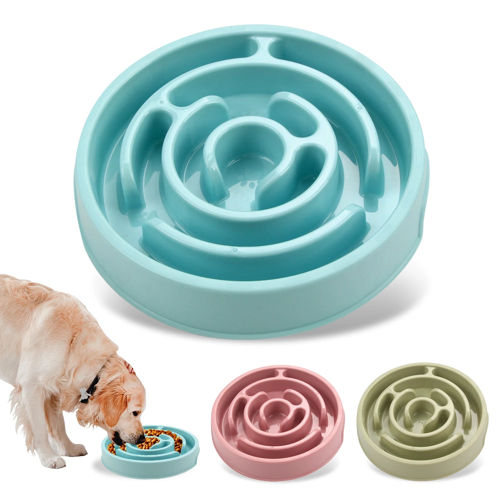 EcoPaws spiral Anti-Gulping Bowl