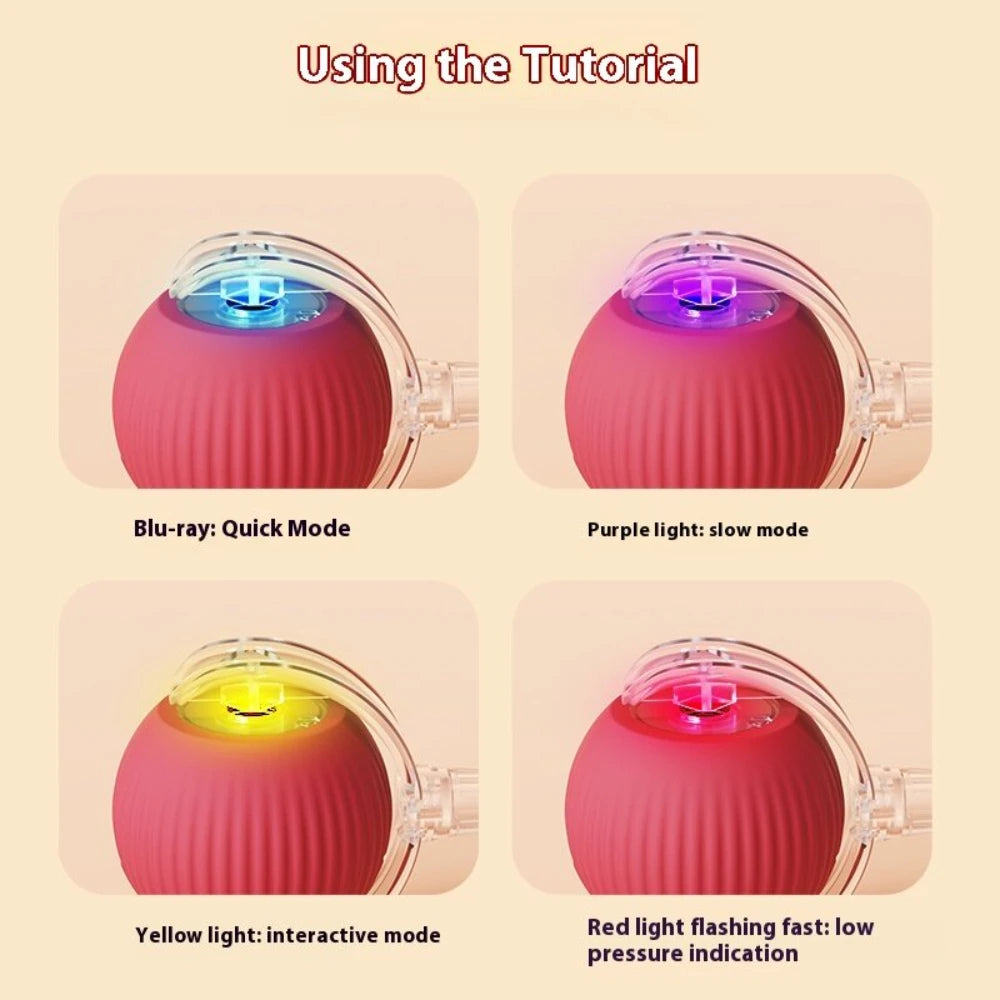 SwiftRoll Smart Interactive LED Pet Ball