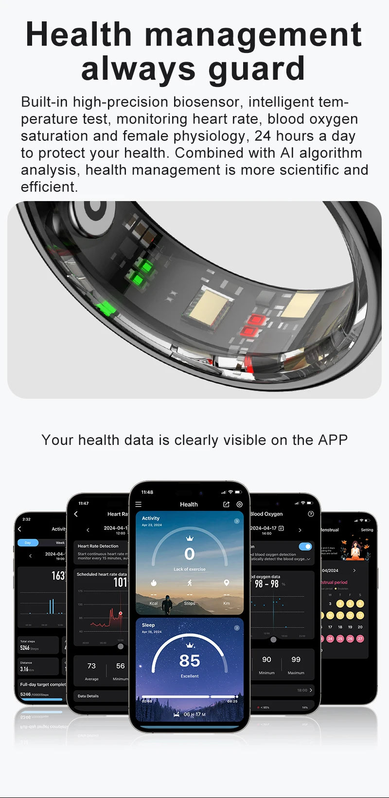 VITAL360™ R08 Waterproof Performance Ring