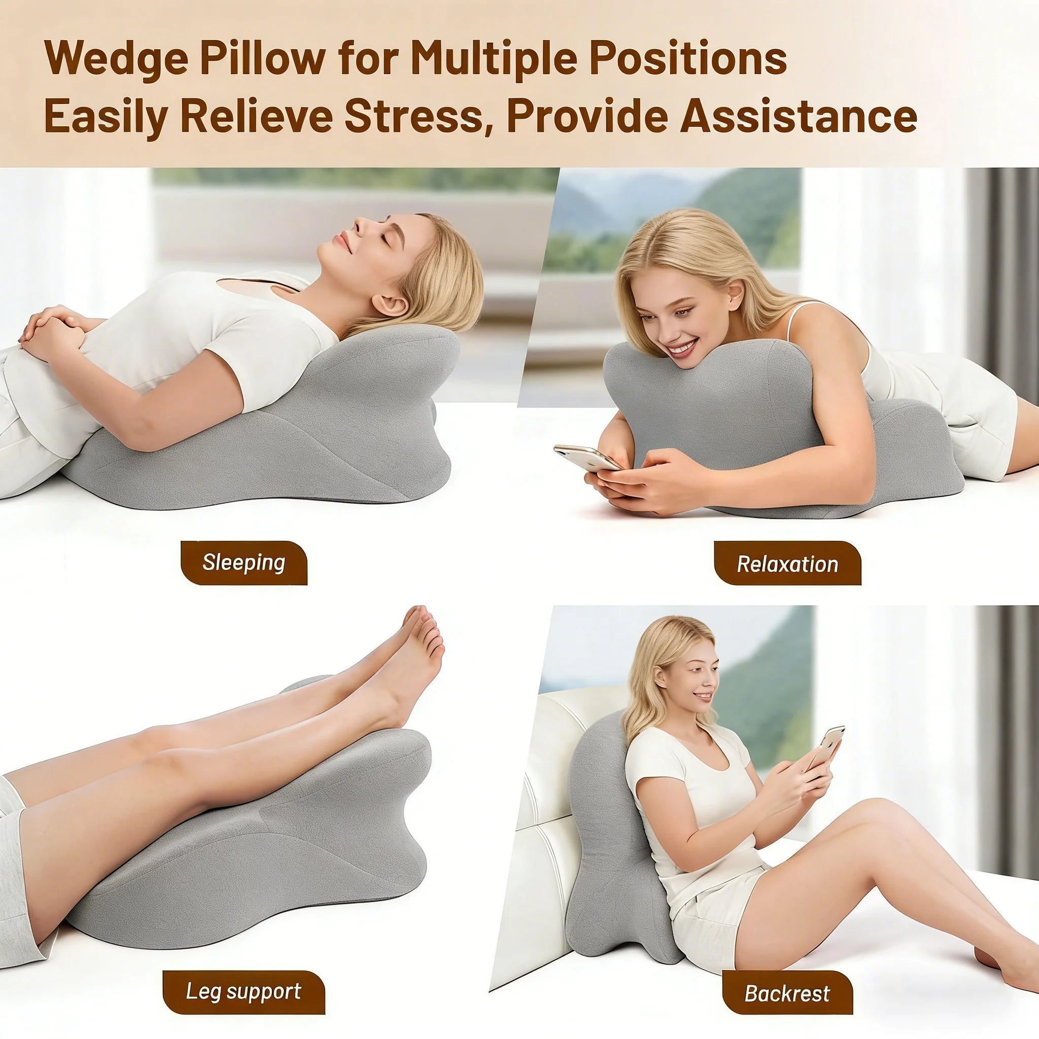 VITAL360 Multi-Support Wedge Pillow