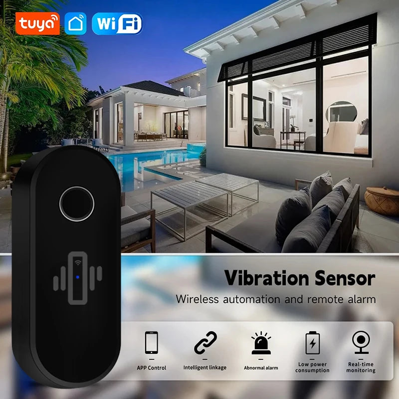 VITAL360™ Tuya WiFi Smart Glass-Break Detector