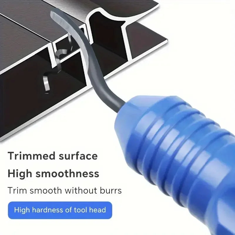 Metal Deburring Tool Kit Burr Cutter Sharp Deburring Blades Burr Remover Hand Tool for Wood Plastic Aluminum Copper Steel