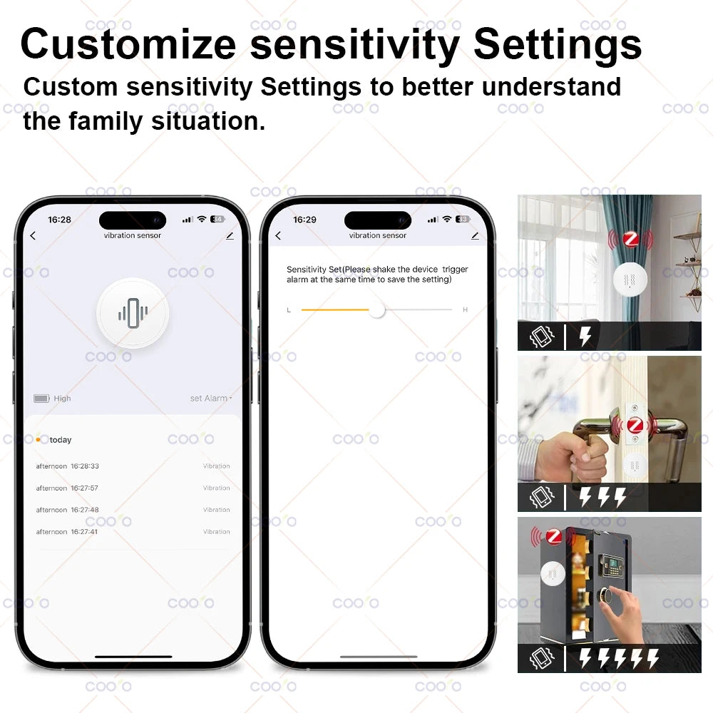 VITAL360™ Zigbee Real-Time Motion & Shock Sensor