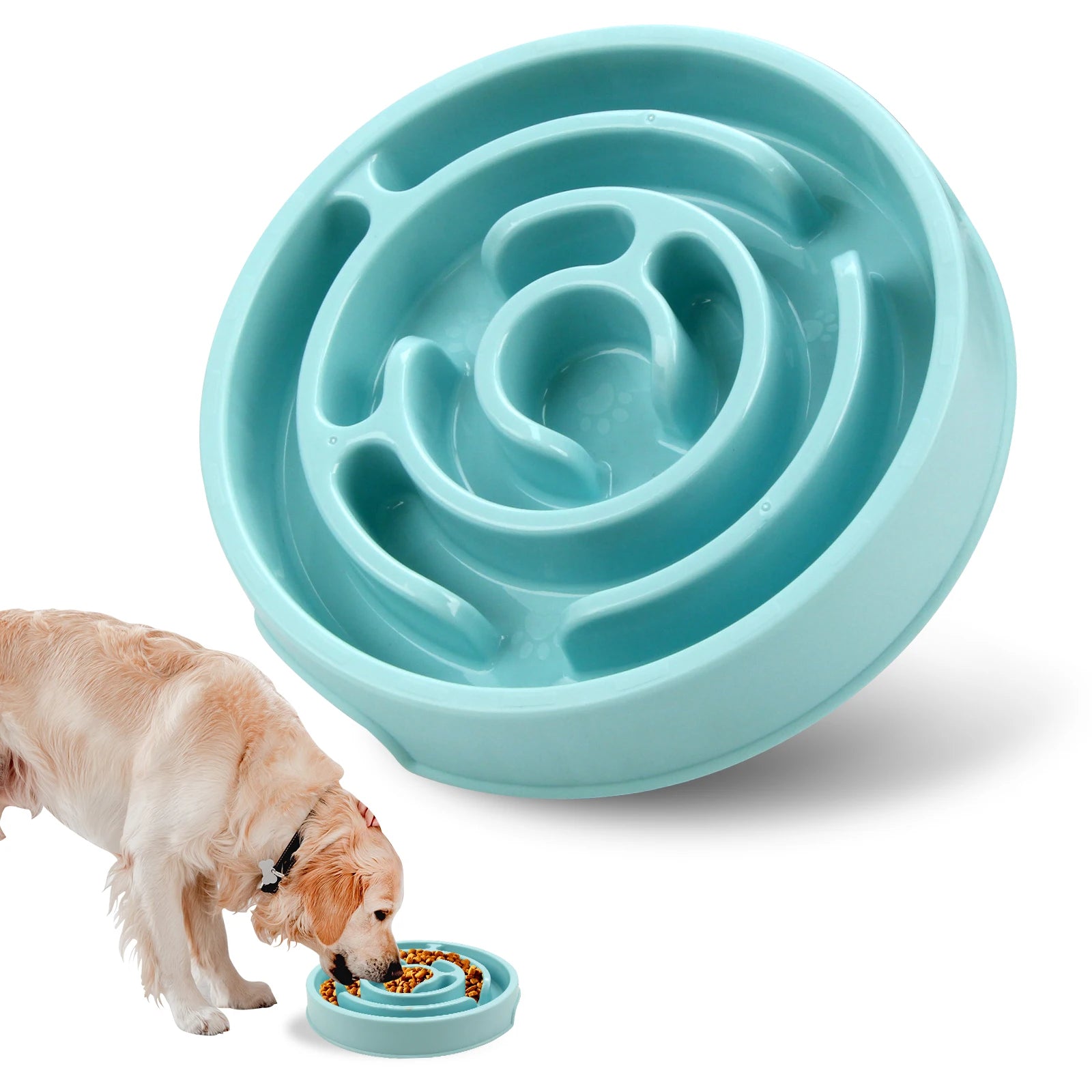 EcoPaws spiral Anti-Gulping Bowl