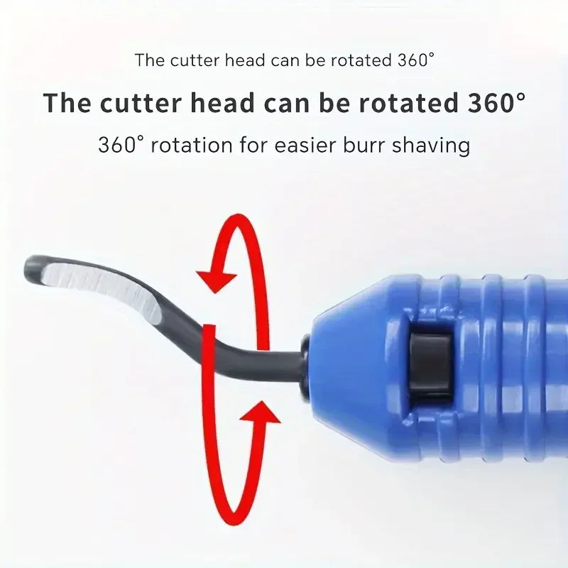 Metal Deburring Tool Kit Burr Cutter Sharp Deburring Blades Burr Remover Hand Tool for Wood Plastic Aluminum Copper Steel