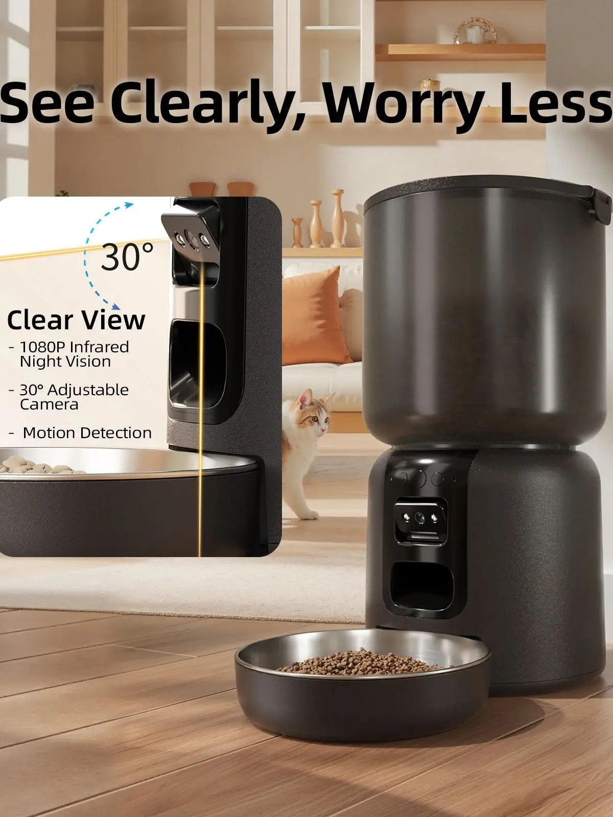 VITAL360™ 7L Wide-Angle Dual-Band HD Feeder