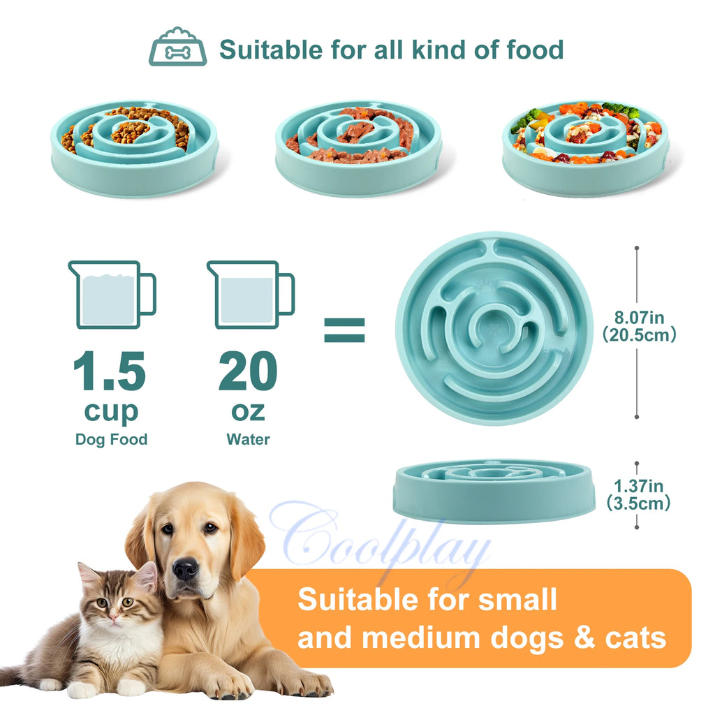 EcoPaws spiral Anti-Gulping Bowl