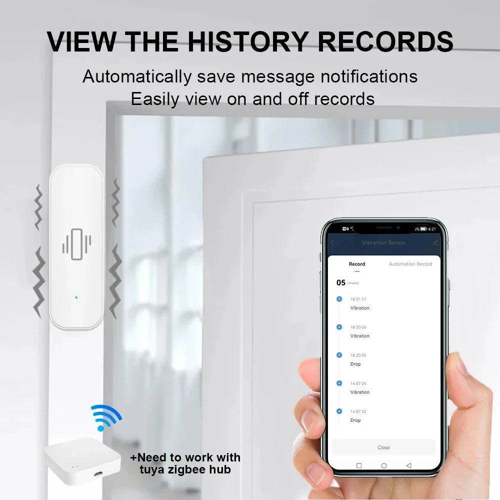 VITAL360 ZigBee Smart Vibration Sensor